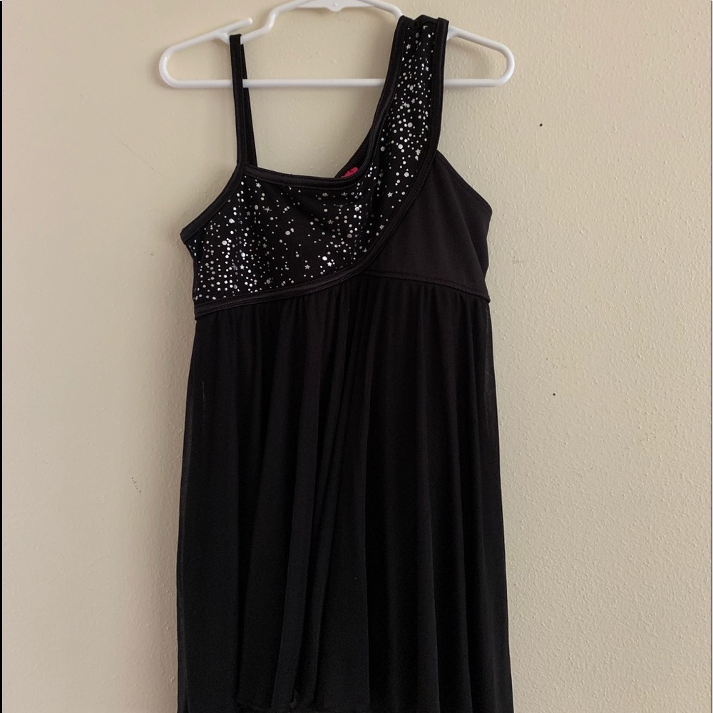 Girls leotard with dress overlay. Size L